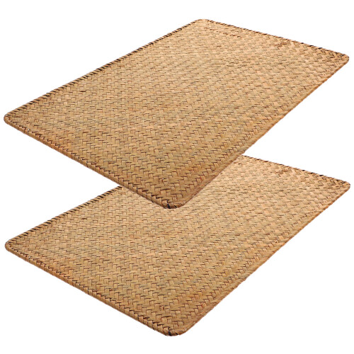 4 Pcs Rectangular Woven Placemat Tea Cup Mat For Home 1