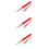 3Pcs Telescopic Teacher Pointer Extendable Whiteboard Pointer Red 8