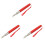 3Pcs Telescopic Teacher Pointer Extendable Whiteboard Pointer Red 2