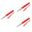 3Pcs Telescopic Teacher Pointer Extendable Whiteboard Pointer Red 6