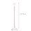 4Pcs Transparent Long Handle Glass Stirring Sticks (Assorted Color) 10