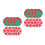 16 Pcs Christmas Round Felt Nonslip Cup Pads 9