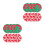 16 Pcs Christmas Round Felt Nonslip Cup Pads 7