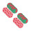 16 Pcs Christmas Round Felt Nonslip Cup Pads 8