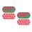 16 Pcs Christmas Round Felt Nonslip Cup Pads 4