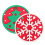 16 Pcs Christmas Round Felt Nonslip Cup Pads 2