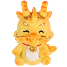 3Pcs Resin Dragon Ornament Chinese Figurine Office Table Decoration