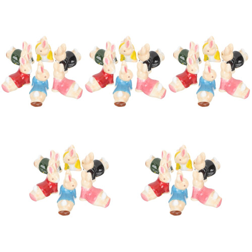 30 Pcs Ceramic Chopsticks Racks Stands Rests Crafts 2
