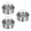 3Pcs Stainless Steel Steaming Egg Bowl With Handle 5