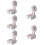 5pcs Shower Head Bracket Sucker Abs Bathroom Shelf White 11