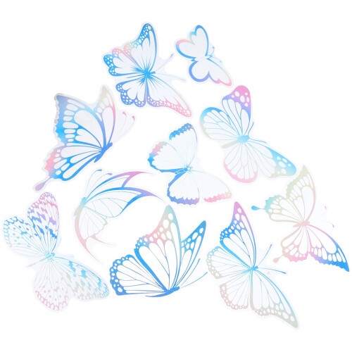 5 Sets Butterfly Anti-Collision Window Clings Decals 2