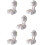 5pcs Shower Head Bracket Sucker Abs Bathroom Shelf White 8