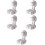 5pcs Shower Head Bracket Sucker Abs Bathroom Shelf White 7
