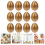 12 Pcs Empty Plastic Easter Eggs For Candy Gift Wrapping And Decor 4