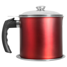 3Pcs Filter Oil Pot Stainless Steel With Fine Mesh Strainer