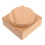 2Pcs Diy Wind-Up Musical Box Base Square Rotatable Platform 3