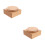2Pcs Diy Wind-Up Musical Box Base Square Rotatable Platform 10