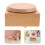2Pcs Diy Wind-Up Musical Box Base Square Rotatable Platform 11
