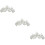 3Pcs Elegant Silver Bride Tiara Pearl Rhinestone Wedding Crowns 11