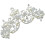 3Pcs Elegant Silver Bride Tiara Pearl Rhinestone Wedding Crowns 3