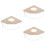 3 Pack Hamster Sand Bath Container Transparent Chinchilla Bathtub 6