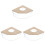 3 Pack Hamster Sand Bath Container Transparent Chinchilla Bathtub 2