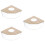 3 Pack Hamster Sand Bath Container Transparent Chinchilla Bathtub 7
