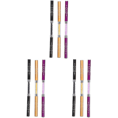 9 Pcs Nail Art Pen Drawing Tool Manicure Plastic 1