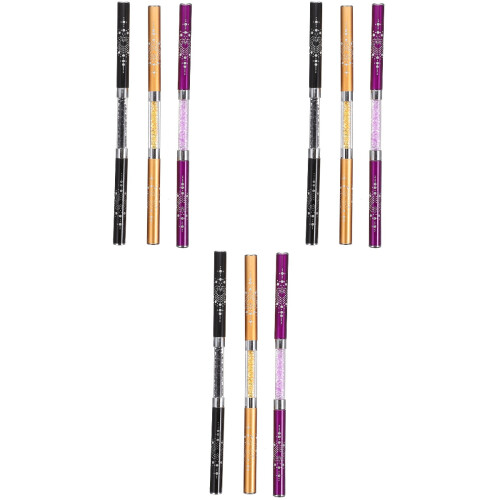 9 Pcs Nail Art Pen Drawing Tool Manicure Plastic 2