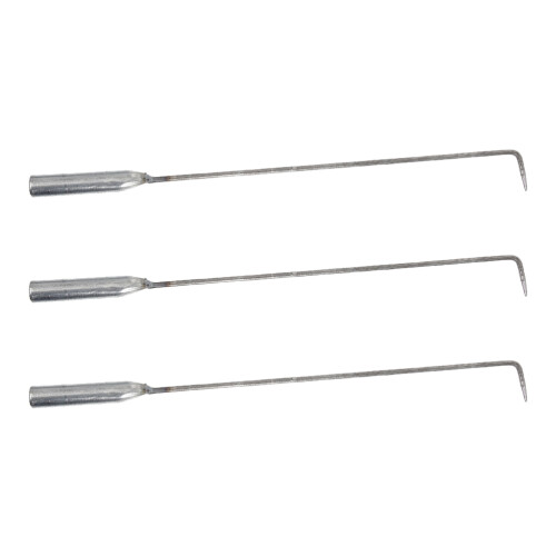 3Pcs Campfire Pokers For Fireplace And Camping Steel Tools Set