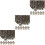 3Pièces Décoratifs Mini Jardin Table Sable Diorama 7