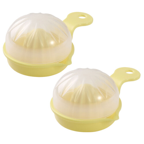 2Pcs Plastic Manual Fruit Juicer For Lemon And Tool