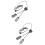 2 Pcs Aquarium Led Light For Fish Tank With 7