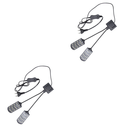 2 Pcs Aquarium Led Light For Fish Tank With 2