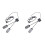 2 Pcs Aquarium Led Light For Fish Tank With 2