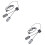 2 Pcs Aquarium Led Light For Fish Tank With 6