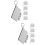 10 Pcs Sublimation Keychain Blanks Craft Charms 9