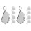 10 Pcs Sublimation Keychain Blanks Craft Charms 4