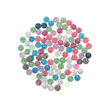 300 Pcs Flat Back Cameo Beads Resin Items Round Drill 100pcs