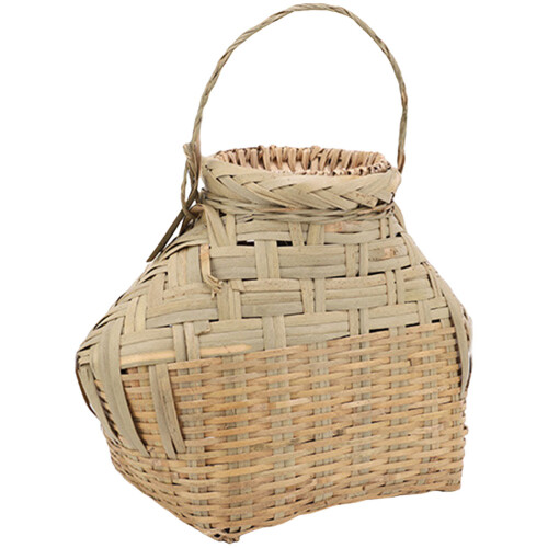 Panier En Bambou Vert Pour Camping