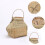 Panier En Bambou Vert Pour Camping 6