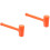 2Pcs Rubber Hammer Portable Mallet For Floor Installation Multipurpose 6