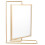 2Pcs 8 Inch Double Sided Rotating Floating Picture Frame For Decor 1