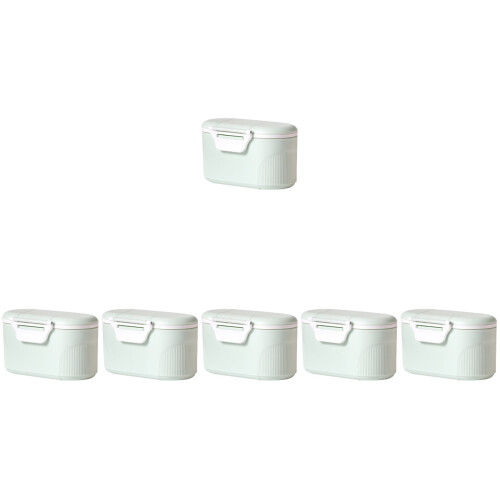 6Pièces Distributeur Lait Poudre Bébé Vert Portable Snack 2