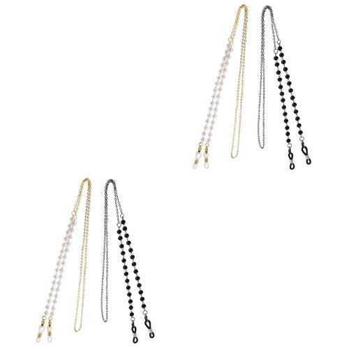 4Stk Stylish Eyeglasses Chain Bunt Langlebig Brillenhalter 2