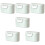 6Pièces Distributeur Lait Poudre Bébé Vert Portable Snack 10