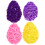 3 Count Pastel Wicker Balls For Spring Easter Eggs Empty Fun Shapes 10