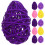 3 Count Pastel Wicker Balls For Spring Easter Eggs Empty Fun Shapes 1
