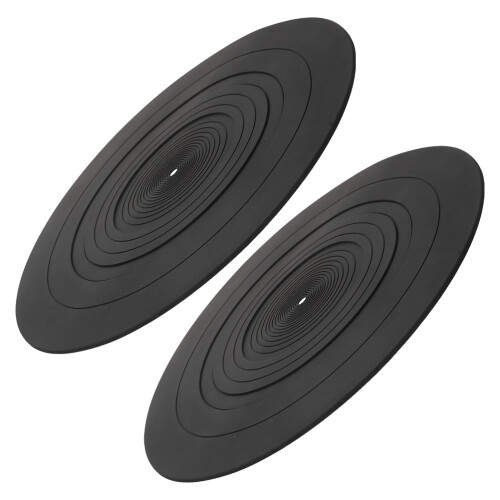 8 Pcs Silicone Turntable Platter Mats Replacement For Record Player 2