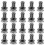 100 Pcs Punk Rivets Metal Studs For Clothing Craft Diy 1